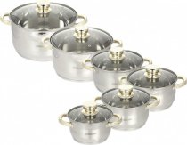 На фото Набор посуды Maestro из 12 предметов (MR-2206)