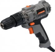 На фото Шуруповерт дрель сетевой STHOR 230 Вт, 300 В, патрон с 10 мм, 20 Nm (78990)