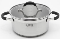 На фото Кастрюля Gipfel METROPOLE 20х9.5 см 3 л (1734)