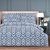 На фото Постельное белье Arya Simple Living 1,5 160х220 Leila (8680943079060)
