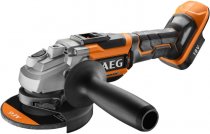 На фото Болгарка бесщеточная аккумуляторная AEG Li-Ion 18 В, 125 мм, без аккумулятора (BEWS18-125BL-0)