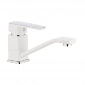 Смеситель для умывальника MIXXUS MISSOURI 555 (излив 15 см) белый (MI0593) На фото Смеситель для умывальника MIXXUS MISSOURI 555 (излив 15 см) белый (MI0593)