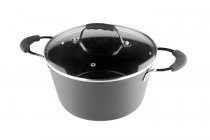 На фото Кастрюля Vinzer с крышкой 20 см / 2.6 л Eco Style Induction line (89478)