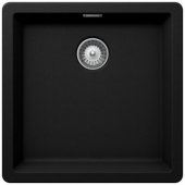 На фото Кухонная мойка Schock Brooklyn N100 Nero-13 (34025013)