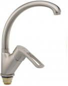 Кухонный смеситель Cron Hansberg 777 на гайке из нержавейки (CR0793) На фото Кухонный смеситель Cron Hansberg 777 на гайке из нержавейки (CR0793)