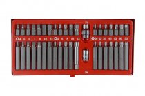 Набор бит HEX TORX SPLINE Ultra ½" 40шт S2 (металл кейс) (4013622) На фото Набор бит HEX TORX SPLINE Ultra ½" 40шт S2 (металл кейс) (4013622)