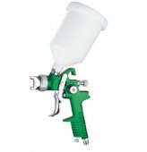 На фото Краскопульт пневматический Auarita HVLP 1.7 мм 70-110 л/мин 3.5 Бар 600 мл (H-827B-1.7)