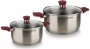 Набор кастрюль RONDELL Strike 4 предмета (RDS-816) На фото Набор кастрюль RONDELL Strike 4 предмета (RDS-816)