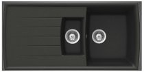 На фото Мойка для кухни Schock Lotus D150 Carbonium-90 (54086090)