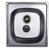 На фото Кухонная мойка Haiba 50x47 Satin матовая (HB0543)