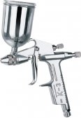 На фото Краскопульт пневматический Auarita HP 0.5 мм 30-60 л/мин 4 Бар 200 мл (K-3-0.5)