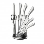 На фото Набор ножей Berlinger Haus Stainless steel Perfect Kitchen Line 8 предметов  (BH-ST 8 S)