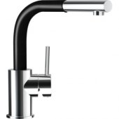 Смеситель для кухни Schock Nimbus Puro-84 черный (52312084) На фото Смеситель для кухни Schock Nimbus Puro-84 черный (52312084)