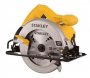 На фото Пила дисковая STANLEY 1600 Вт, 185х16 мм, угол 0-45° - 62-46 мм DW (STSC1618-RU)