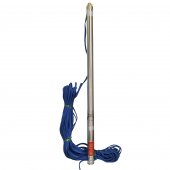 На фото Насос скважинный с пов уст к песку 3″ OPTIMA 3SDm1,8/39 1,1 кВт 159м + пульт + кабель 75м 