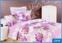 На фото Постельное белье Leleka-Textile Сатин 175х210 Розовое Двуспальное