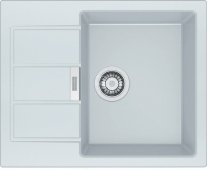 На фото Кухонная мойка Franke Sirius Tectonite SID 611-62 Белая (114.0497.935)