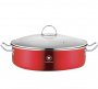 На фото Сотейник Zurrichberg 32 х 9 см 7.2 л с мраморным покрытием (ZBP-7122 Red)