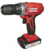 Шуруповерт аккумуляторный Гранит ШБА-18/2 Li (845262) На фото Шуруповерт аккумуляторный Гранит ШБА-18/2 Li (845262)