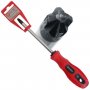 На фото Отвертка крестовая Intertool PZ3*125мм (VT-3161)