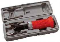 На фото Отвертка ударно-поворотная Mastertool 6 насадок резиновая ручка в кейсе (40-0150)