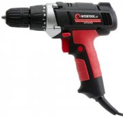 Шуруповерт сетевой Intertool 400 Вт (WT-0103) На фото Шуруповерт сетевой Intertool 400 Вт (WT-0103)