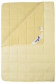 На фото Одеяло Billerbeck Лама Овечья шерсть 140х205 см Кремовое (0109-10/01)