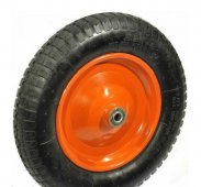 На фото Колесо для тачки Budfix PU 16"x4.00"-8" (69931)