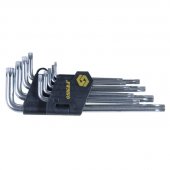 На фото Ключи Torx Sigma 9шт T10-T50 CrV (длинные с отвер) (4022231)