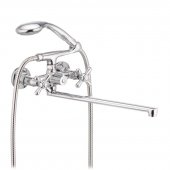 Смеситель для ванны CRON TEOREMA 140 (CR0840) На фото Смеситель для ванны CRON TEOREMA 140 (CR0840)