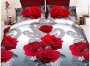 На фото Постельное белье Leleka-Textile Полисатин 200х220 Серое Евро