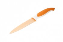 Кухонный нож Granchio Coltello универсальный 127 мм Orange (88661) На фото Кухонный нож Granchio Coltello универсальный 127 мм Orange (88661)
