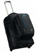 На фото Сумка-рюкзак на колесах Vango Exodus 60+20 Grey/Blue (926293)