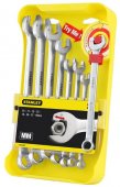 На фото Набор ключей комбинированных Stanley Ratcheting Wrench М10- М19 8 шт (4-95-660)