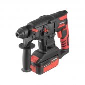 На фото Перфоратор бесщеточный Intertool 20 В, 2 Дж, 0-1250 об/мин, 0-4800 уд/мин, SDS plus 4.0 Ач (WT-0370)