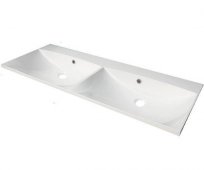 На фото Умывальник Fancy Marble (Буль-Буль) Amelia 1200 двойной (712201)