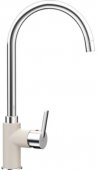 Кухонный смеситель Schock Simi Everest-26 хром/светло-серый (50500026) На фото Кухонный смеситель Schock Simi Everest-26 хром/светло-серый (50500026)