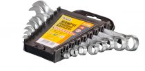 На фото Ключи рожково-накидные Mastertool 8 шт 6,8,10,12,13,14,17,19 мм (71-2108)