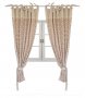 На фото Штора Прованс Rosettes 250х140 см 2шт Бежевая с мережкой (.006562)