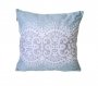 На фото Подушка декоративная Прованс Ажурна by Andre Tan 45х45 см Голубая (233)