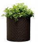 Кашпо для цветов Keter Cylinder Planter Medium коричневое (7290103664190) На фото Кашпо для цветов Keter Cylinder Planter Medium коричневое (7290103664190)