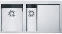 На фото Кухонная мойка Franke Planar PPX 251 TL правое крыло (127.0203.467)