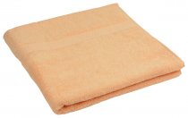 На фото Полотенце махровое Руно 70x140 см Молочное (070140Т_молочний)