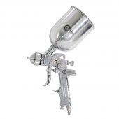 На фото Краскораспылитель Intertool HVLP STEEL PROF 1.4мм, 600мл (PT-0109)