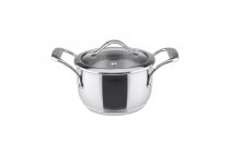 На фото Кастрюля Vinzer с крышкой 16 cм / 1.8 л Chef series (89071)