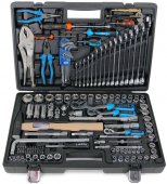 На фото Набор инструмента Licota 1/4", 3/8", 1/2", 6 и 12 гр. 131 предмет (ALK-8022F)