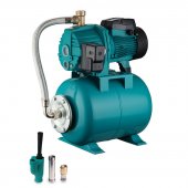 На фото Станция водоснабжения с внешним эжектором Leo 3.0 0.75кВт HSmax 35м Hmax 50м Qmax 35л/мин (776238)