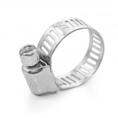 Хомут стальной Intertool оцинкованный 8мм D 11-20мм (TC-0011) На фото Хомут стальной Intertool оцинкованный 8мм D 11-20мм (TC-0011)