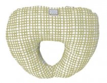 На фото Подушка дорожная Прованс by Andre Tan 36х30 см Оливковая клетка (.000187)