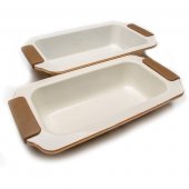 Форма для запекания Maestro 30х17х6 см Керамическая (MR1121-30) На фото Форма для запекания Maestro 30х17х6 см Керамическая (MR1121-30)